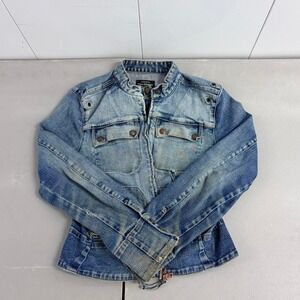 Y2K Polo Jeans‎ Co. Ralph Lauren Denim Moto Jacket